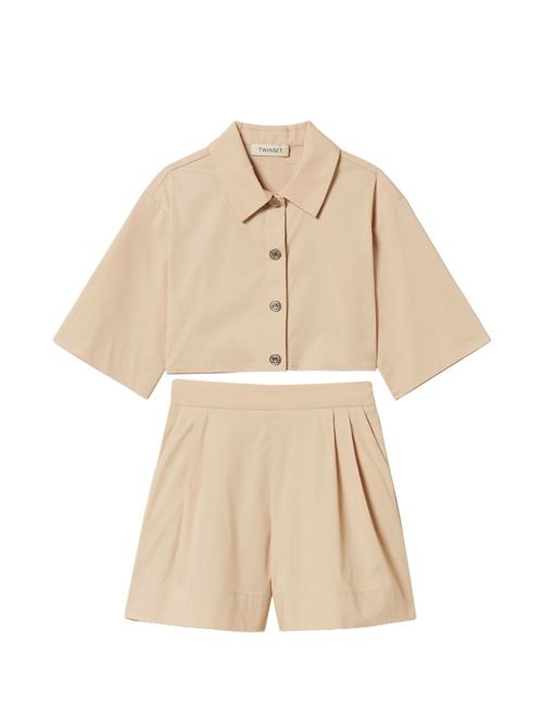 Completo bambina Twinset safari con top e shorts TWINSET Kids | 261GJ201413191
